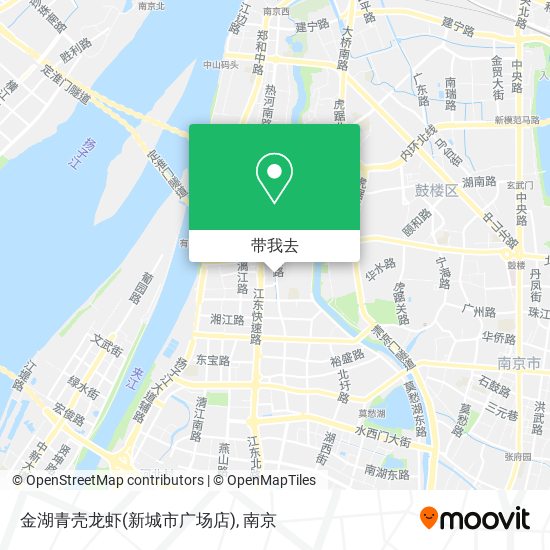 金湖青壳龙虾(新城市广场店)地图