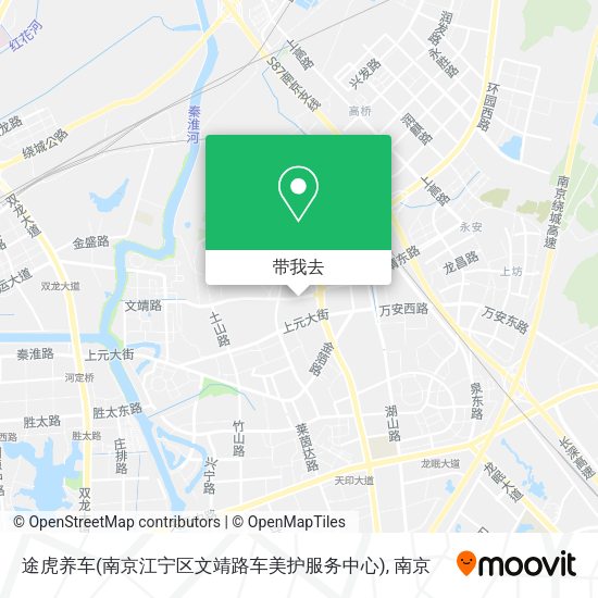 途虎养车(南京江宁区文靖路车美护服务中心)地图