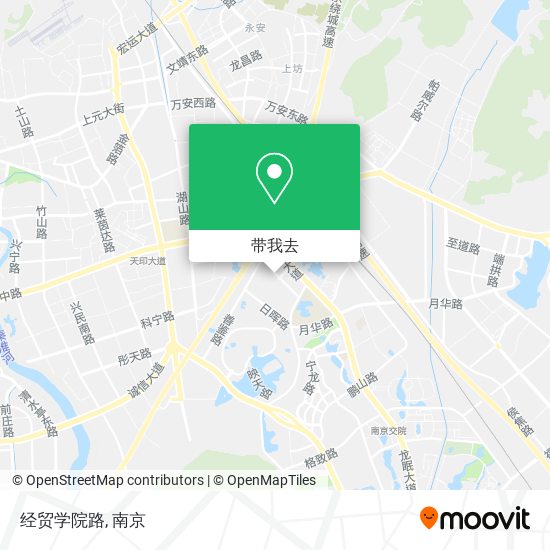 经贸学院路地图