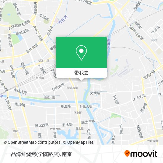 一品海鲜烧烤(学院路店)地图