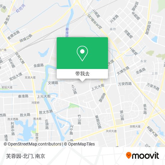 芙蓉园-北门地图
