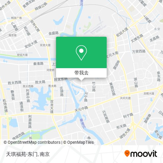 天琪福苑-东门地图