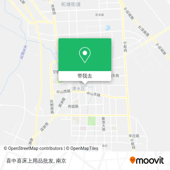 喜中喜床上用品批发地图