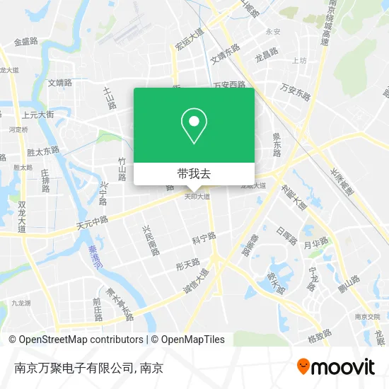 南京万聚电子有限公司地图