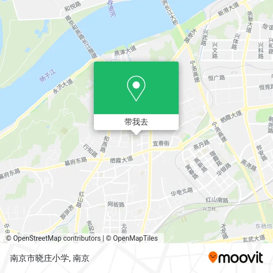 南京市晓庄小学地图