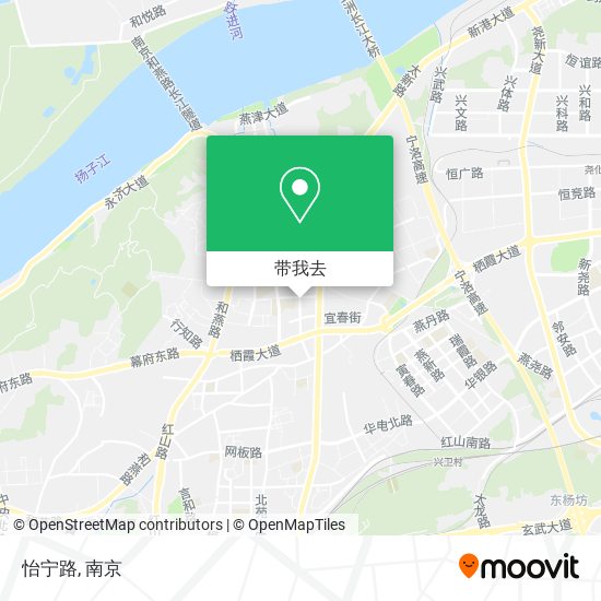 怡宁路地图