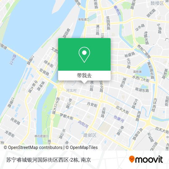 苏宁睿城银河国际街区西区-2栋地图