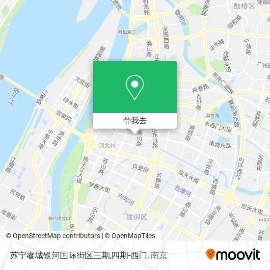 苏宁睿城银河国际街区三期,四期-西门地图