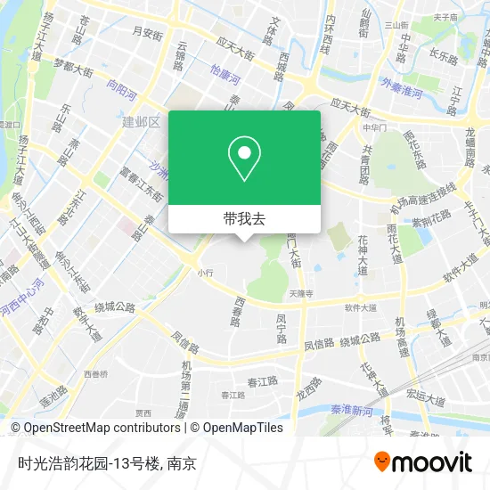 时光浩韵花园-13号楼地图