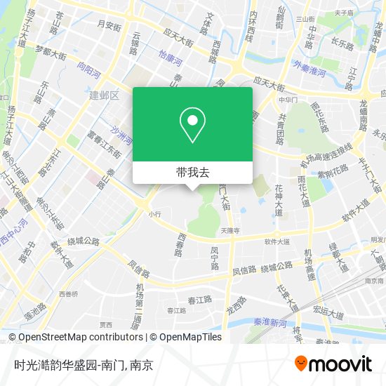 时光澔韵华盛园-南门地图