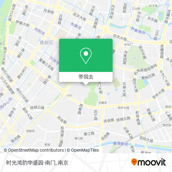 时光澔韵华盛园-南门地图