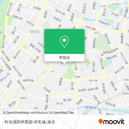 时光澔韵华景园-停车场地图