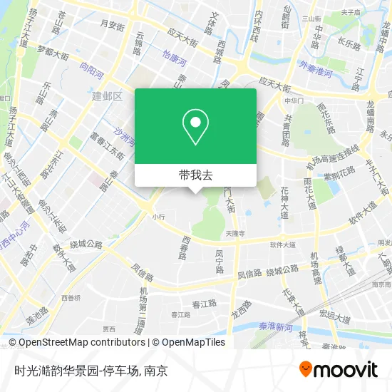 时光澔韵华景园-停车场地图