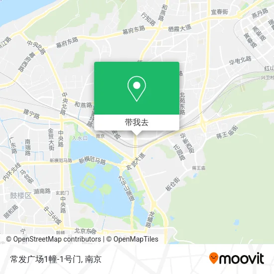 常发广场1幢-1号门地图