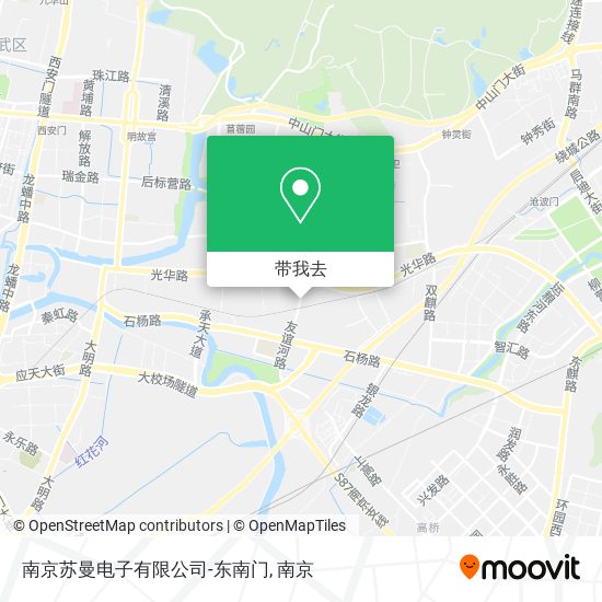 南京苏曼电子有限公司-东南门地图