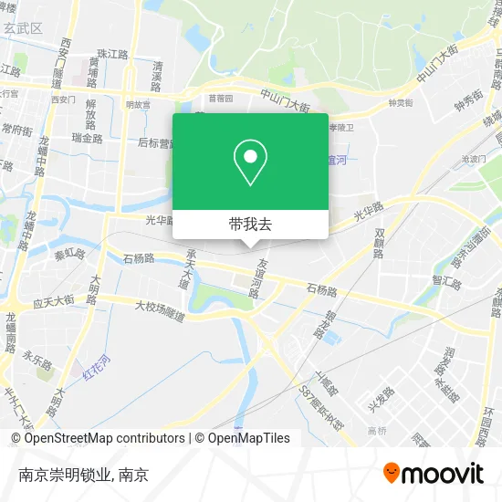 南京崇明锁业地图