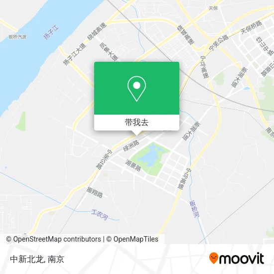 中新北龙地图