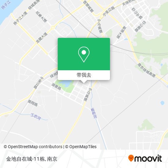 金地自在城-11栋地图