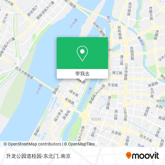 升龙公园道桂园-东北门地图