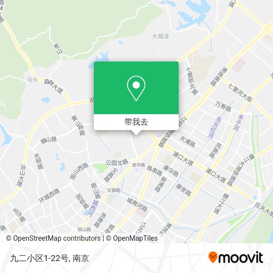 九二小区1-22号地图