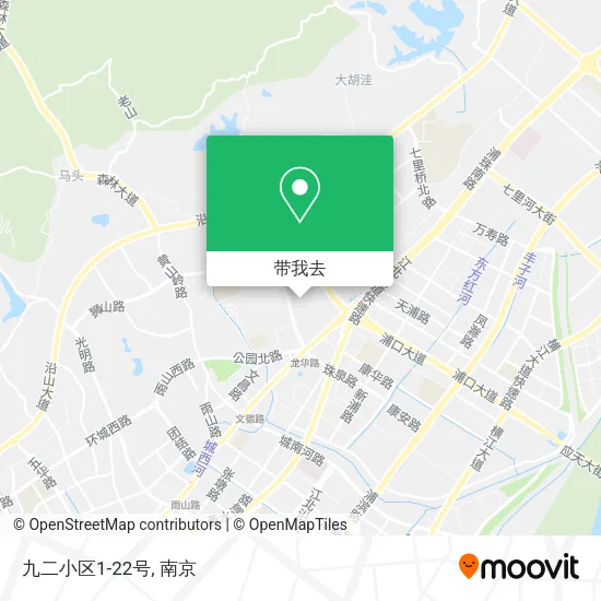 九二小区1-22号地图
