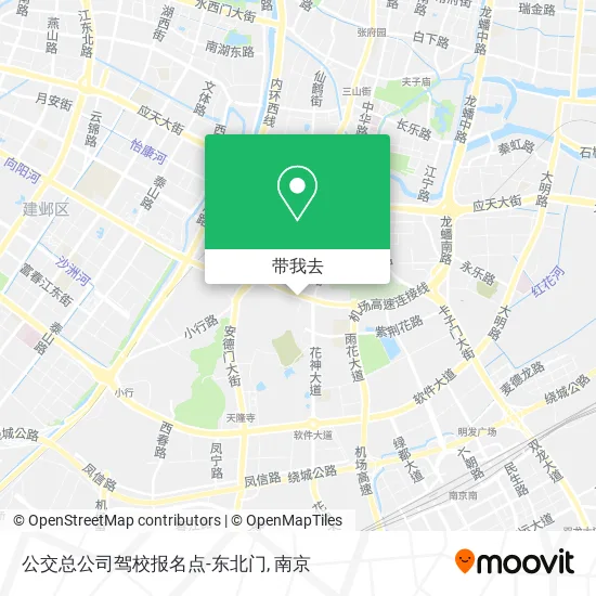 公交总公司驾校报名点-东北门地图