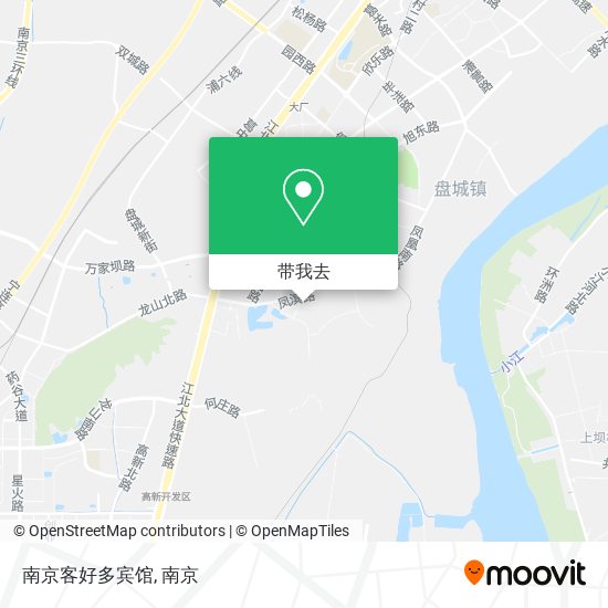 南京客好多宾馆地图