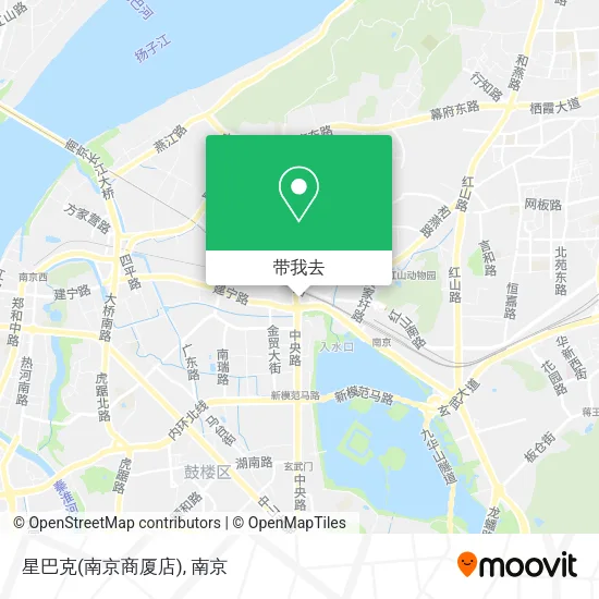 星巴克(南京商厦店)地图