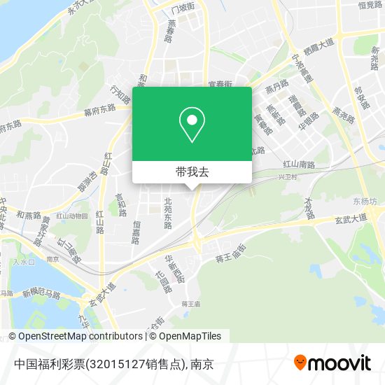 中国福利彩票(32015127销售点)地图