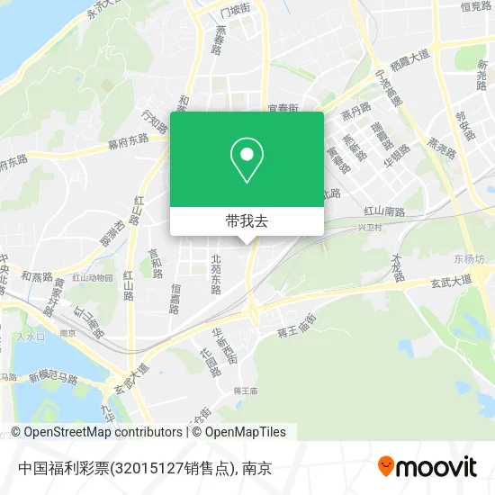 中国福利彩票(32015127销售点)地图