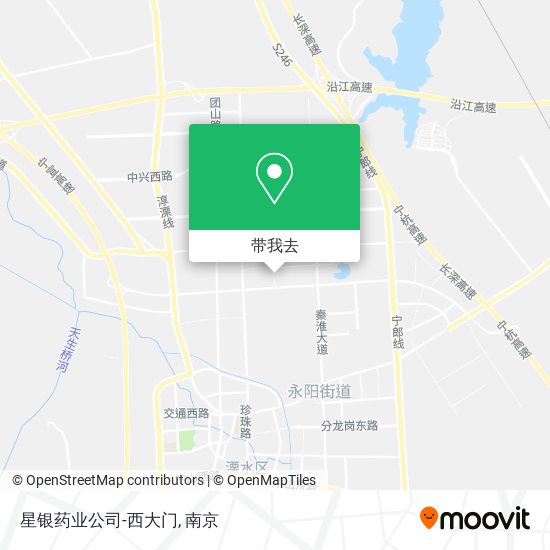 星银药业公司-西大门地图