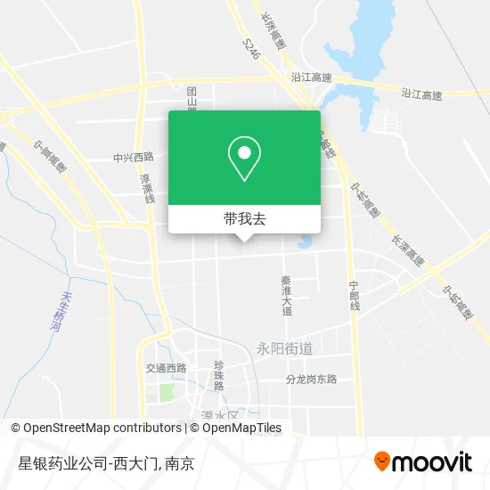星银药业公司-西大门地图