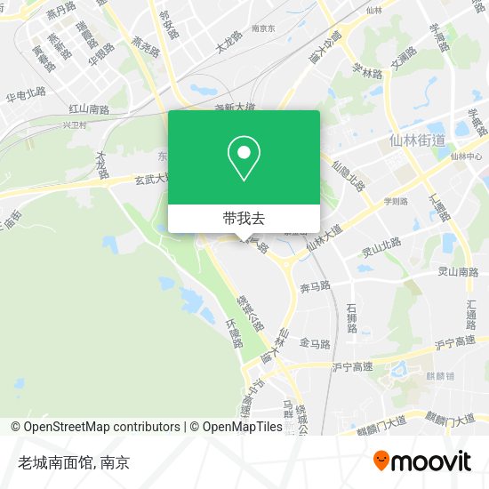 老城南面馆地图