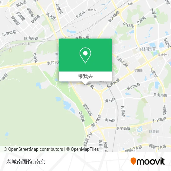 老城南面馆地图
