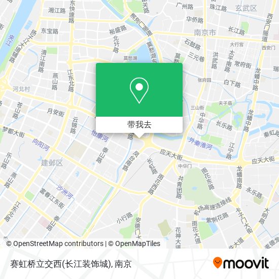 赛虹桥立交西(长江装饰城)地图