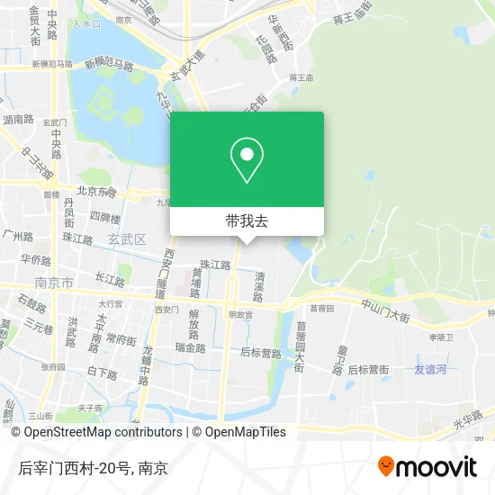 后宰门西村-20号地图