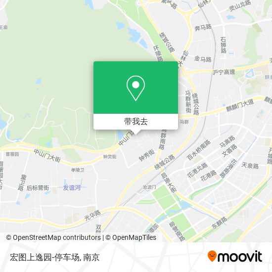 宏图上逸园-停车场地图