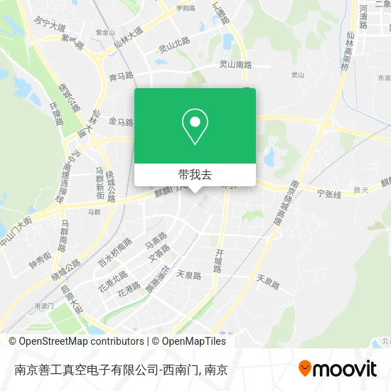 南京善工真空电子有限公司-西南门地图