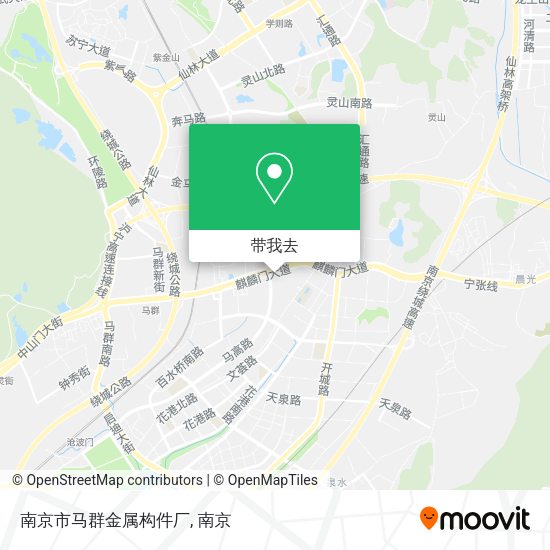 南京市马群金属构件厂地图