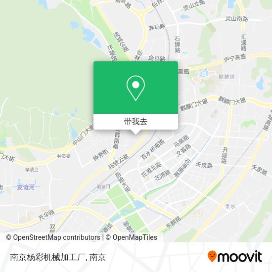 南京杨彩机械加工厂地图