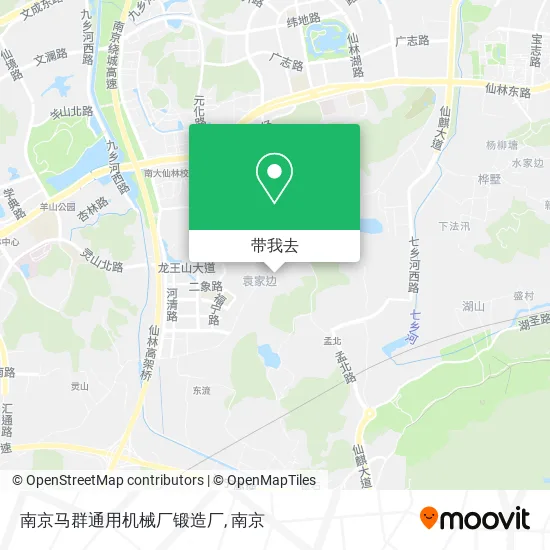 南京马群通用机械厂锻造厂地图
