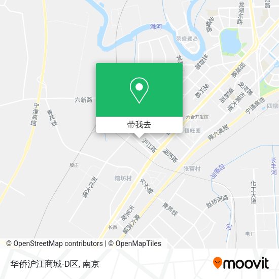 华侨沪江商城-D区地图