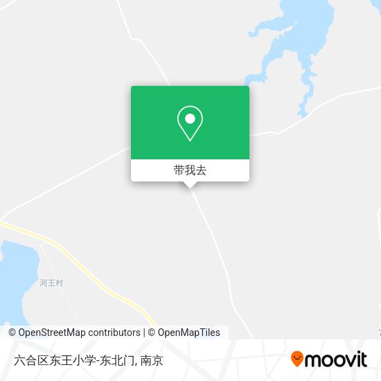 六合区东王小学-东北门地图