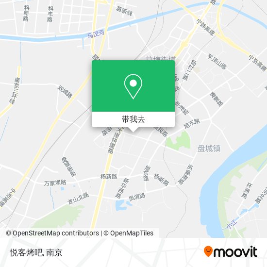 悦客烤吧地图