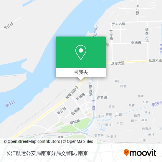 长江航运公安局南京分局交警队地图