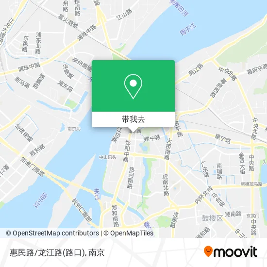 惠民路/龙江路(路口)地图