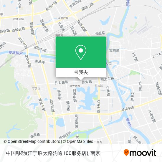 中国移动(江宁胜太路沟通100服务店)地图