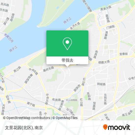 文景花园(北区)地图