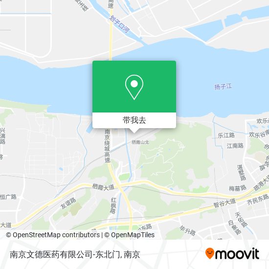 南京文德医药有限公司-东北门地图