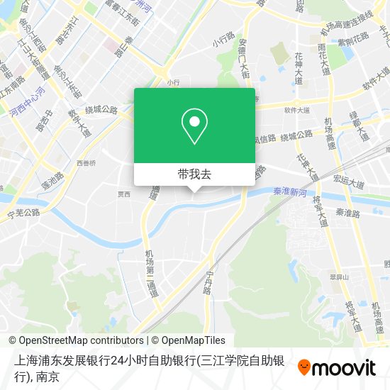 上海浦东发展银行24小时自助银行(三江学院自助银行)地图